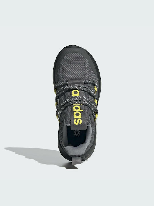 Adidas Παιδικά Sneakers Lite Racer Adapt 4.0 Slip-on Grey Five / Grey Three / Carbon