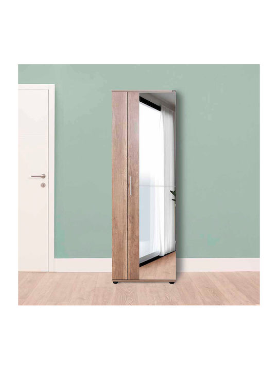 Ξύλινη Παπουτσοθήκη Porto με 10 Ράφια Tori Μ60xΠ36xΥ187cm