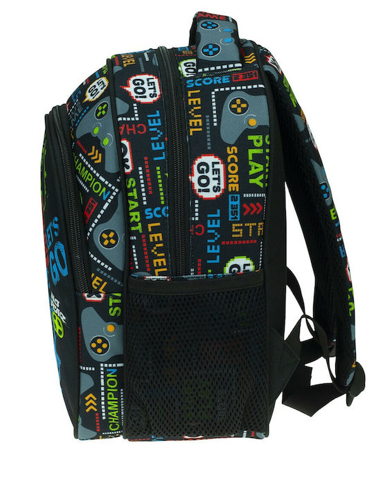 No Fear Video Game Schulranzen Rucksack Kindergarten in Schwarz Farbe