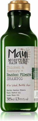 Maui Moisture Thicken & Restore + Bamboo Fibers Șampoane de Reconstrucție/Nutriție pentru Fragil Păr 1x385ml