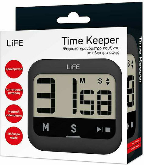 Life Дигитален Кухненски таймер Time Keeper Обратно броене