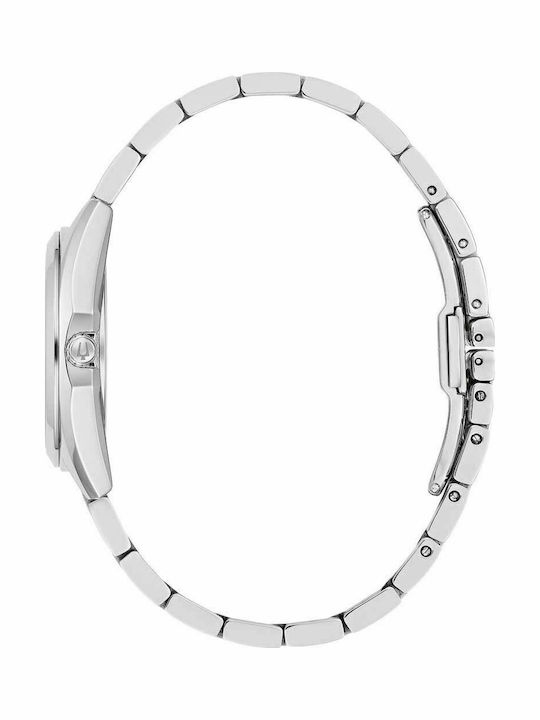 Bulova Surveyor Damen Uhr mit Silber Metallarmband