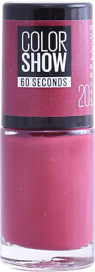 Maybelline Colorshow 60 seconds Glossy Βερνίκι Νυχιών Κόκκινο 7ml