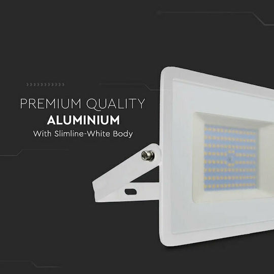V-TAC Rezistent la apă Proiector LED 100W Alb Natural 4000K IP65