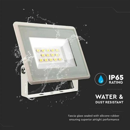 V-TAC Waterproof LED Floodlight 10W Natural White 4000K IP65