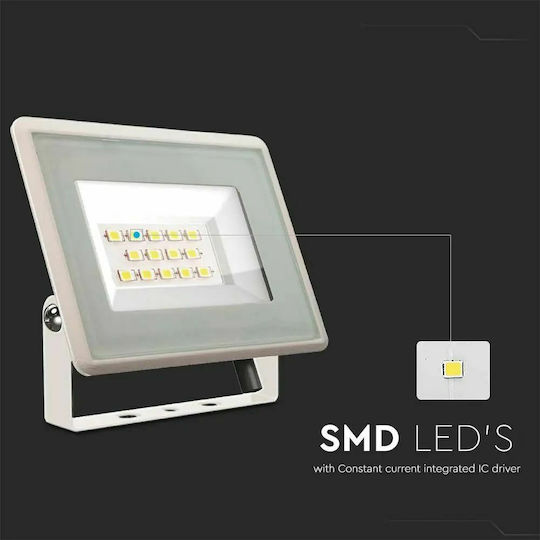 V-TAC Waterproof LED Floodlight 10W Natural White 4000K IP65