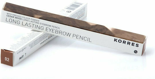 Korres Cedarwood Молив за вежди 02 Среден нюанс