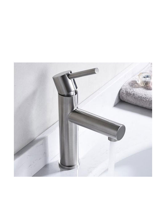 Imex Moscu Mixing Inox Sink Faucet Silver