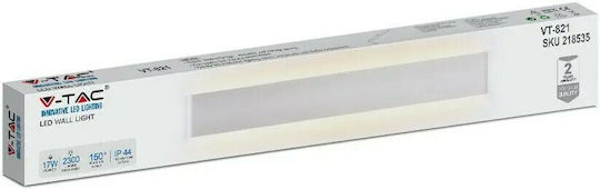 V-TAC Modern Leuchte Wand mit Integrierter LED und Warmweißes Licht 61x9x3.5cm