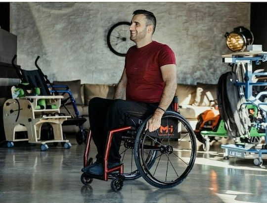 Wheel M-i Αναπηρικό Αμαξίδιο Ελαφρού Τύπου Αναπηρικό Αμαξίδιο Ελαφρού Τύπου 43cm Χρυσό