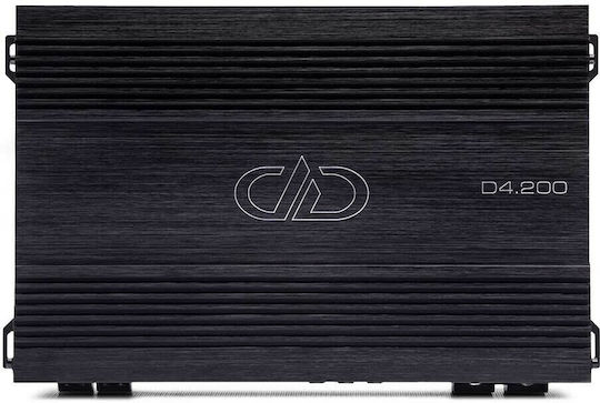 DD Audio Ενισχυτής Αυτοκινήτου D4.200 4 Καναλιών