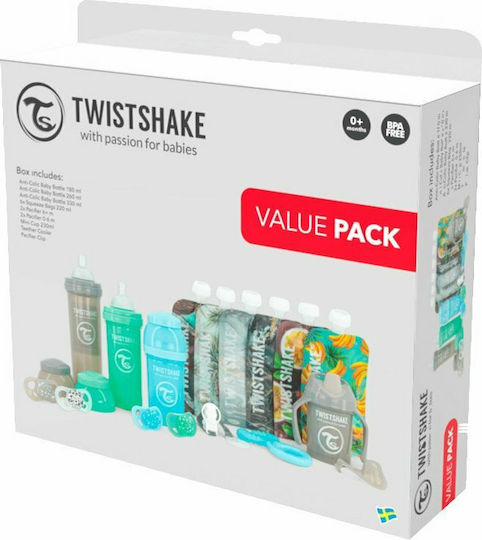 Twistshake Feeding Set made of Plastic Multicolour 2pcs