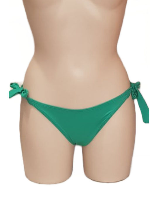 Bluepoint Bikini Slip mit Schnürchen Grün