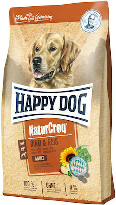 Happy Dog NaturCroq Adult 15kg Trockenfutter für erwachsene Hunde mit Kalb und Reis