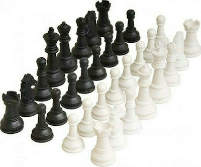 Plastic Chess Pawns White / Black 7cm