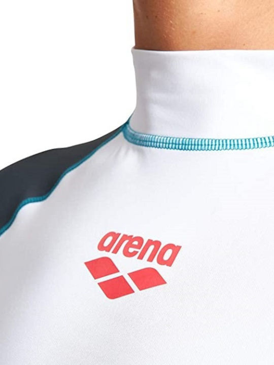 Arena Langärmelig Sonnenschutzshirt Weiß