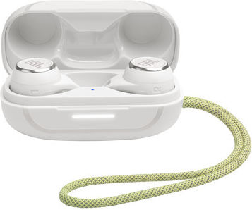 JBL Reflect Aero In-Ear Bluetooth-Freisprecheinrichtung Kopfhörer mit Schweißresistenz und Ladeetui Weiß