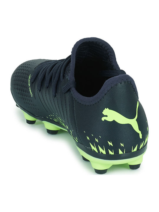Parisian Fizzy Pistachio FG/AG Kids Soccer Cleats & Shoes Molded Navy Blue