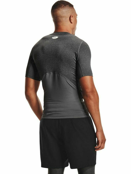 Under Armour Ανδρική Ισοθερμική Κοντομάνικη Μπλούζα Compression Γκρι