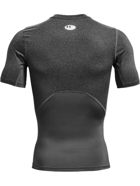 Under Armour Ανδρική Ισοθερμική Κοντομάνικη Μπλούζα Compression Γκρι