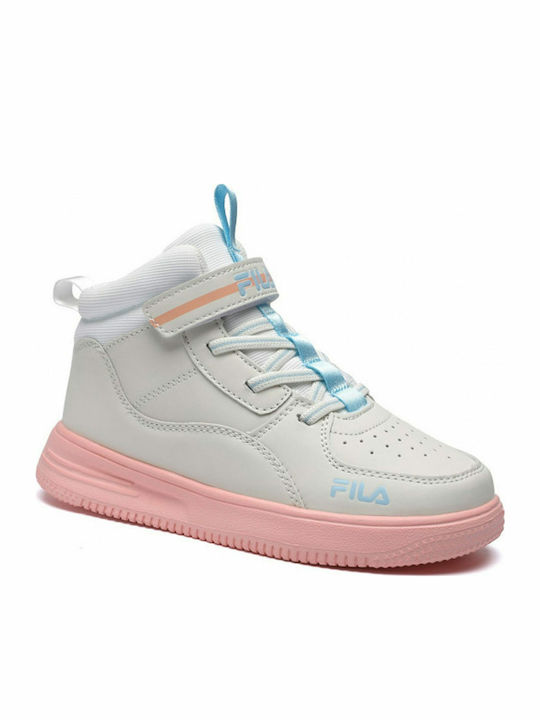 Memory Ayo Kids Sneakers High with Scratch White
