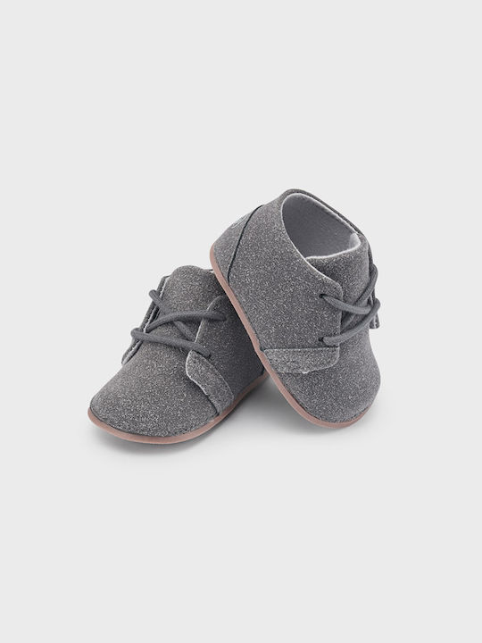 Mayoral Baby Booties Gray