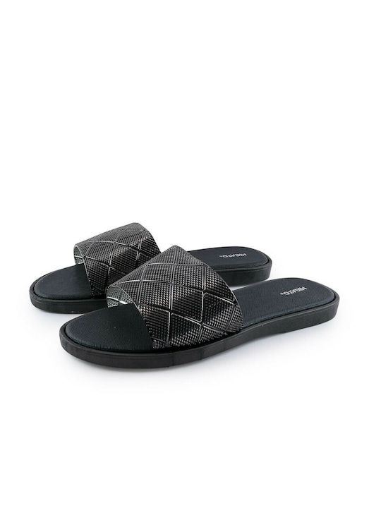 Migato Slides Damen Flache Sandalen in Schwarz Farbe