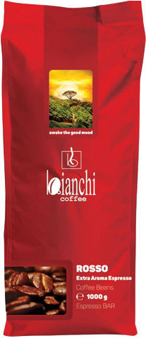 Bianchi Coffee Кафе Еспресо Колумбия Rosso Classic на Зърна 1kg