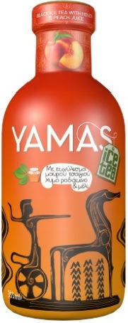 Yamas Ice Tea Ροδάκινο Χωρίς Ανθρακικό & Ζάχαρη σε Μπουκάλι 355ml