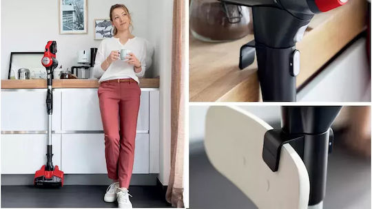 Bosch Unlimited 7 ProAnimal Прахосмукачка 2 в 1 Stick & Ръчна Червено