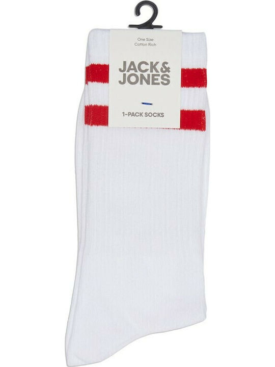 Jack & Jones Παιδικές Κάλτσες Μακριές Λευκές 3 Ζευγάρια