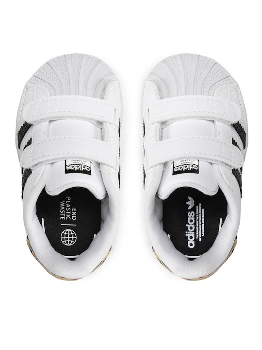Adidas Παιδικά Sneakers με Σκρατς Cloud White / Core Black / Blue