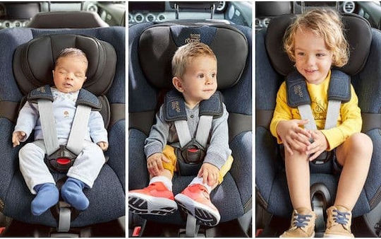 Britax Romer Dualfix Καθισματάκι Αυτοκινήτου i-Size με Isofix Indigo Blue 0-18 kg