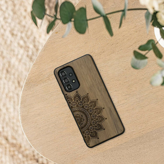 KWmobile Rising Sun Back Cover Ξύλινο Dark Brown (Galaxy A53)