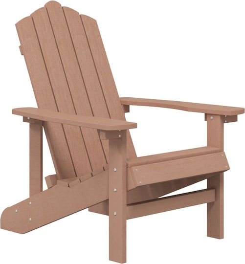 vidaXL Garten- und Outdoor-Möbelsets für kleine Räume Adirondack 2 Stück Braune