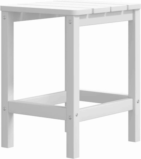 Garten- und Outdoor-Möbelsets für kleine Außenbereiche Adirondack 2 Stück Weiß