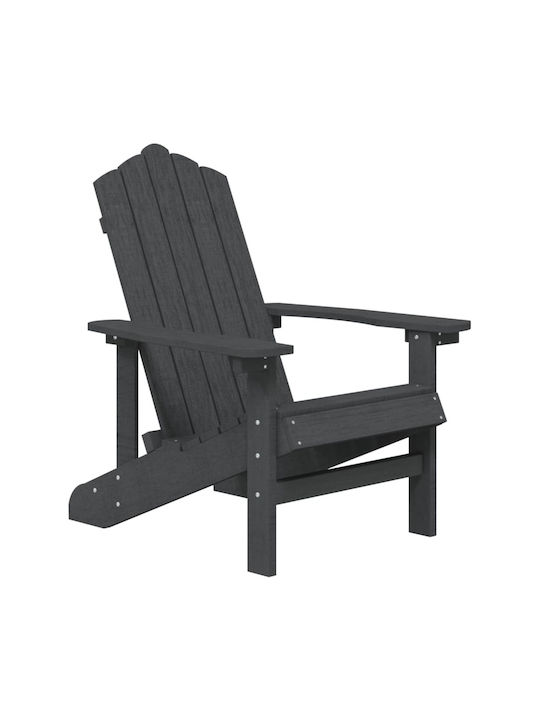Adirondack Living Room Set for Small Outdoor Spaces 2 Pieces Anthracite