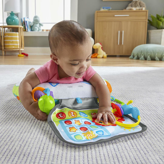 Fisher Price Littlest Gamer Tummy Wedge Activity Pillow for Newborns