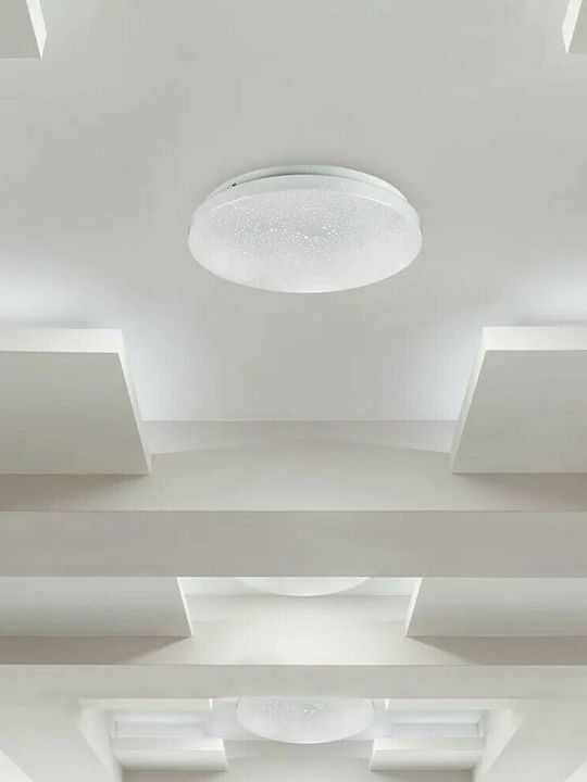 V-TAC Round Outdoor LED Panel 18W with Warm to Cool White Light 50cm