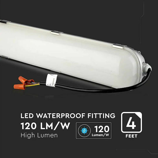 V-TAC Lichtleiste Außenbereich mit integriertem LED 60W 120cm