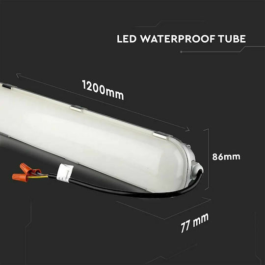 V-TAC Lichtleiste Außenbereich mit integriertem LED 60W 120cm