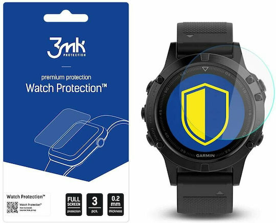 3MK Hybrid Glass Screen Protector pentru Garmin Fenix 5/5 Plus - Garmin Fenix 5/5 Plus 3buc GSM103541