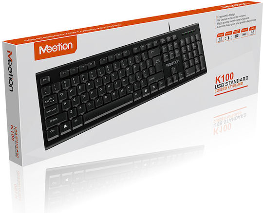 Meetion MT-K100 Nur Tastatur Englisch US
