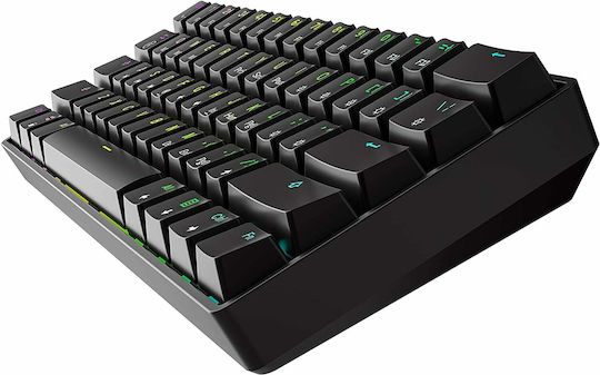 HK Gaming GK61 Gaming Mechanical Keyboard 60% with Gateron Black switches and RGB lighting (English US)