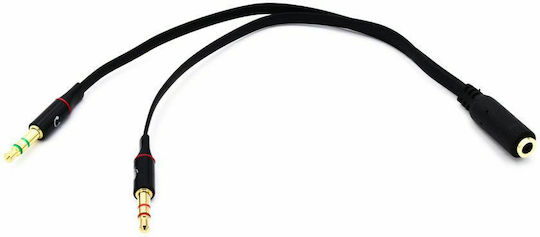 Komc S90 Over Ear Gaming Headset με σύνδεση 3.5mm Blue/Black