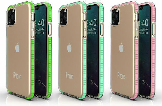 Hurtel Spring Back Cover Σιλικόνης 1mm Μαύρο (iPhone 11 Pro)
