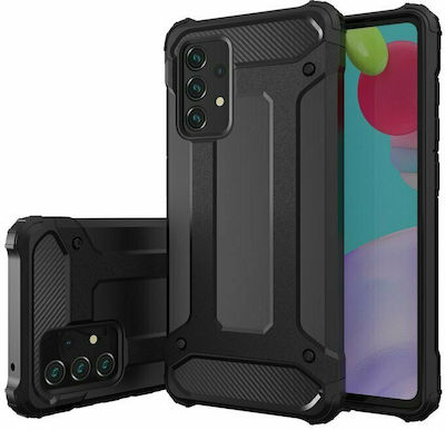 Hurtel Hybrid Armor Umschlag Rückseite Kunststoff Silber (Galaxy A52 / A52s)