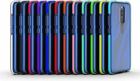 Hurtel Spring Back Cover Σιλικόνης 1mm Γαλάζιο (Huawei Mate 20 Lite)