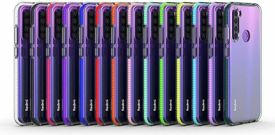 Hurtel Spring Back Cover Silicone 1mm Black (Redmi Note 8T)