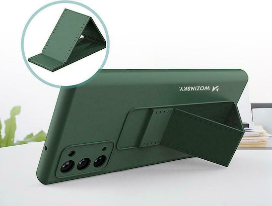 Wozinsky Kickstand Flexible Umschlag Rückseite Silikon Rot (Galaxy Note 20 Ultra)